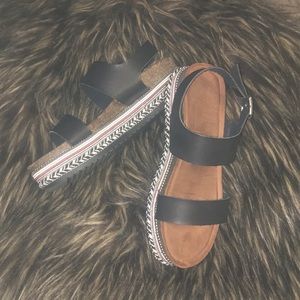 Platform Sandals- NEW without tags